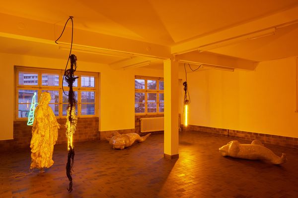 Chloé Delarue und Denis Savary, Ausstellungsansicht, 2023, Foto: Moritz Schermbach