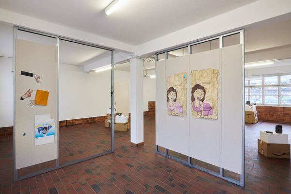 Mona Filleul & Gaia Vincensini, Installation View, Foto: Moritz Schermbach