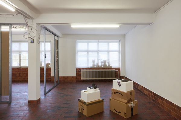 Mona Filleul & Gaia Vincensini, Installation View, Foto: Moritz Schermbach